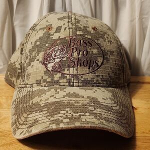 Bass Pro Shops Camouflage Sliderback Camo Hat - New